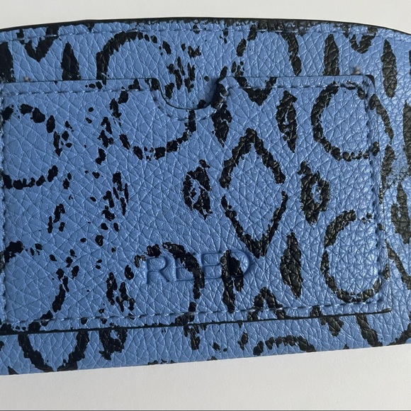 NWOT Reed Krakoff French Blue Viper Small Zipper Change Wallet - Picture 3 of 7